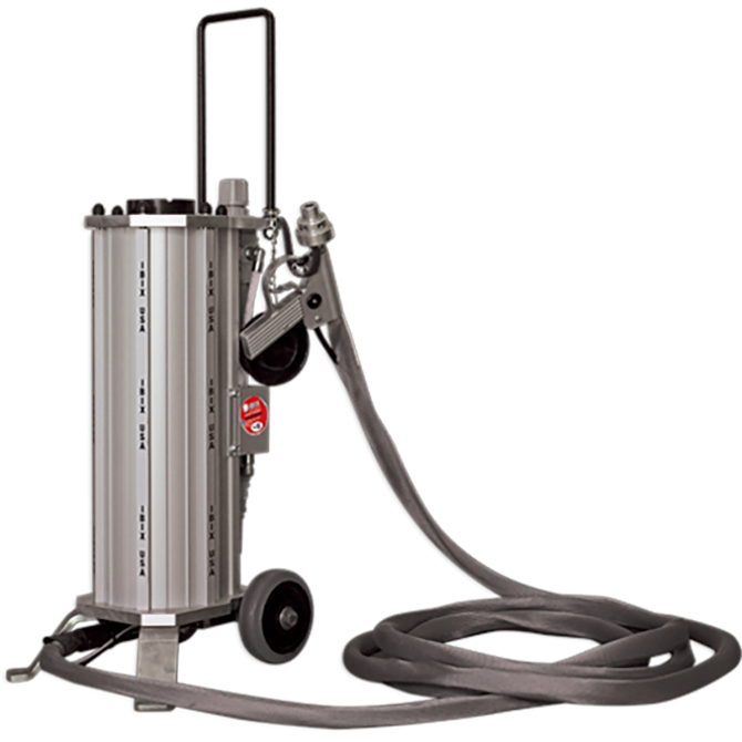 EQUIPO DE SANDBLASTING CON CORRO DE ARENA IBIX PRO 40 WET-DRY