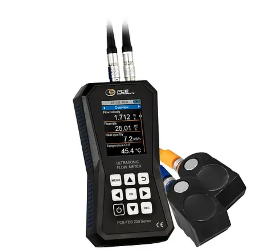 Caudalímetro ultrasónico PCE-TDS 200 M MARCA PCE INSTRUMENTS