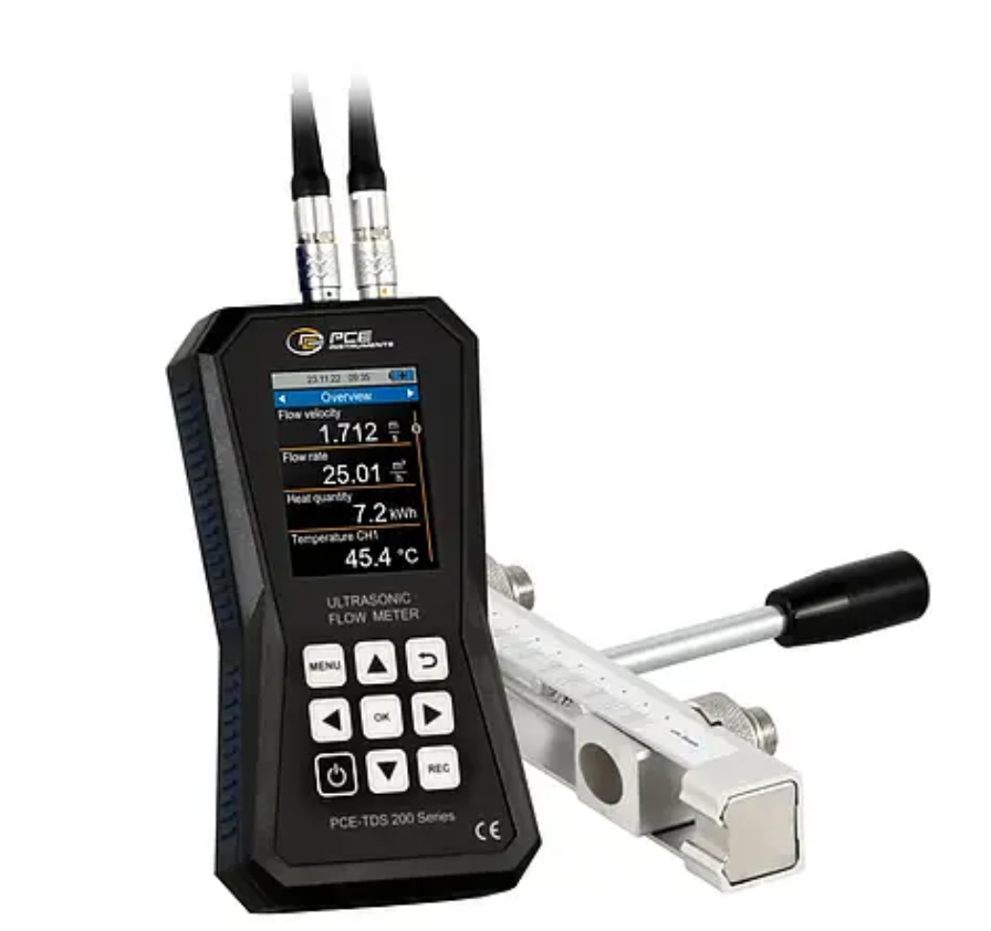 Caudalímetro ultrasónico PCE-TDS 200 SR MARCA PCE INSTRUMENTS