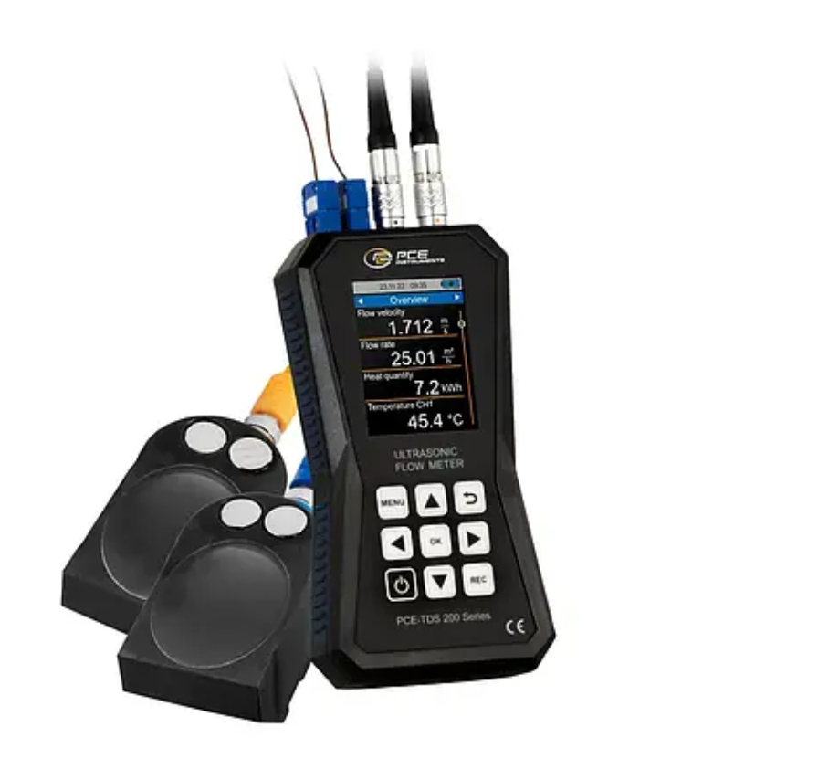 Caudalímetro ultrasónico PCE-TDS 200+ L MARCA PCE INSTRUMENTS