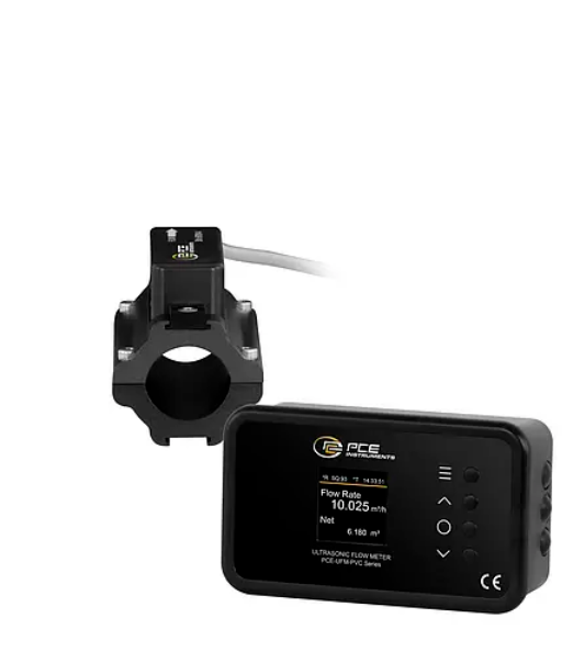 Caudalímetro ultrasónico de instalación fija PCE-UFM 25PVC MARCA PCE INSTRUMENTS