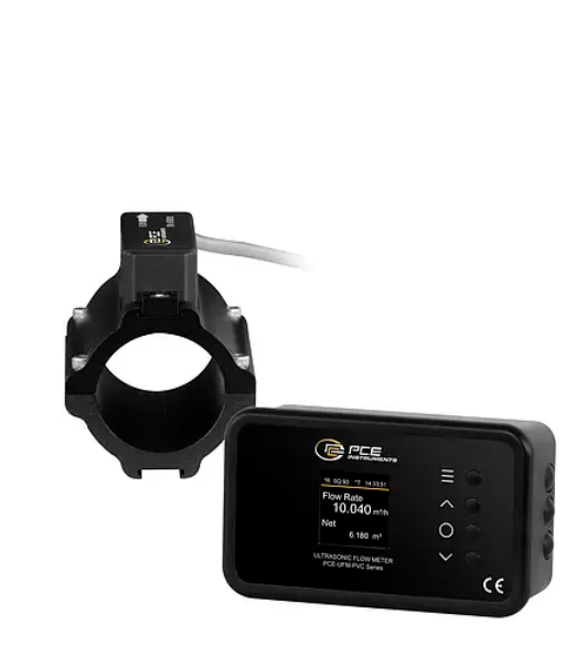 Caudalímetro ultrasónico de instalación fija PCE-UFM 40PVC MARCA PCE INSTRUMENTS