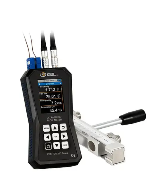 Caudalímetro ultrasónico PCE-TDS 200+ SR MARCA PCE INSTRUMENTS